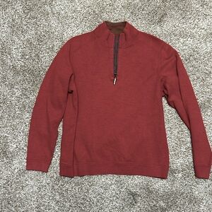 Tommy Bahama reversible men’s quarter zip sweater